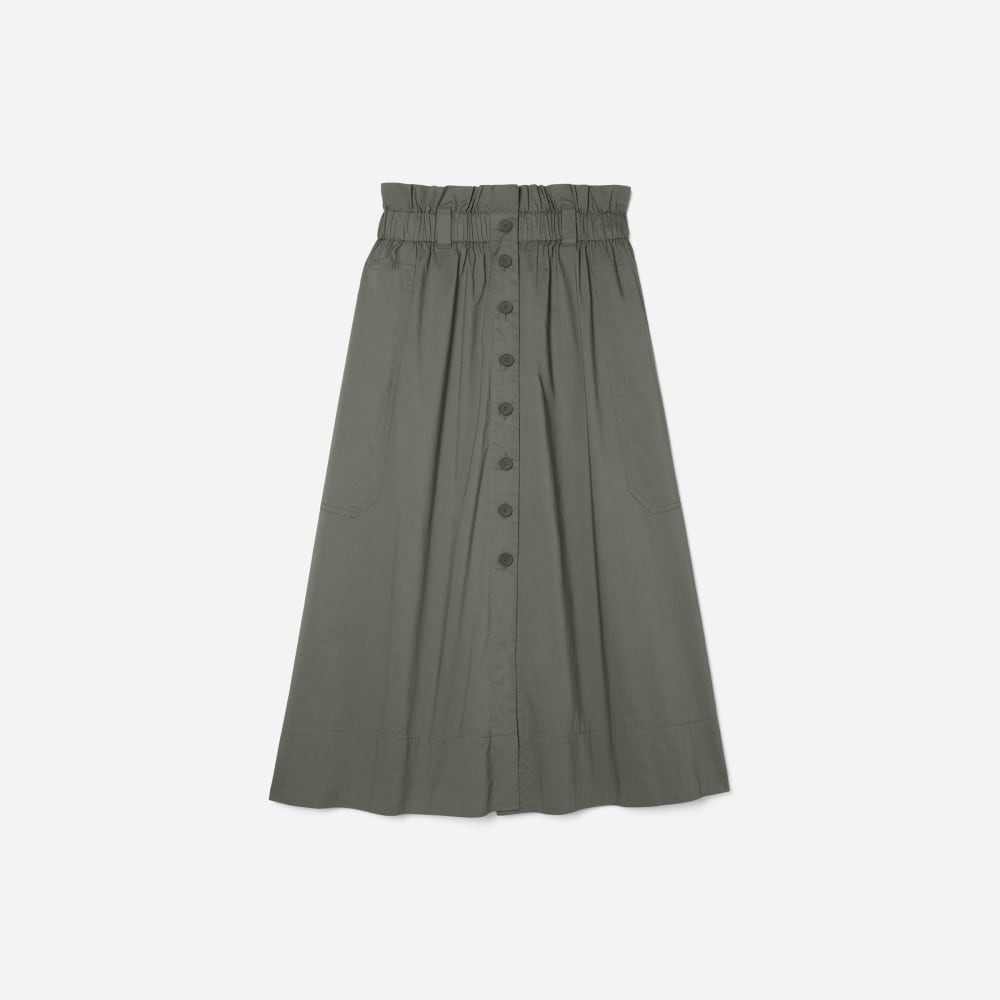 Everlane -THE EASY BUTTON-FRONT SKIRT
